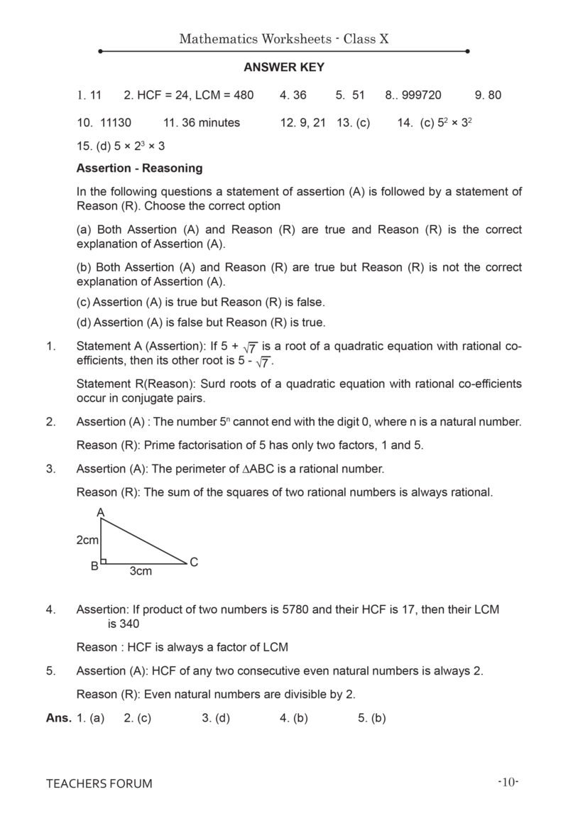 CBSE Workbook Class 10 Mathematics (For 2025 Exam) - Image 6