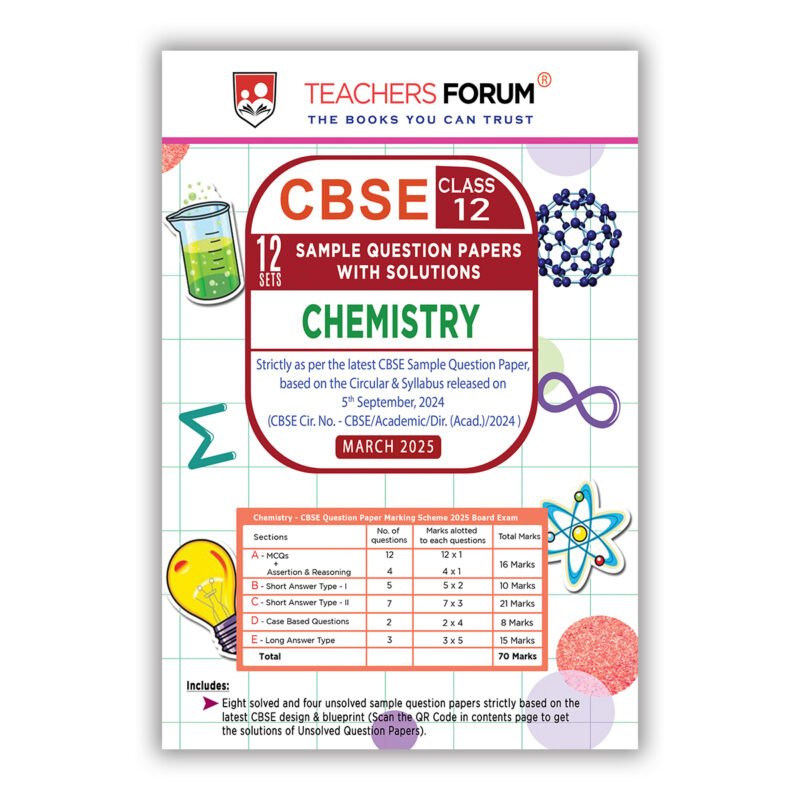 CBSE Sample Question Papers Class 12 Chemistry (For 2025 Exam)